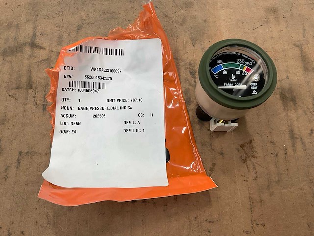 Pressure dial indicator gage - afbeelding 3 van  3