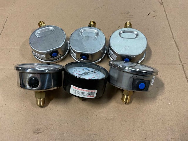 Pressure gauge (6x) - afbeelding 3 van  3