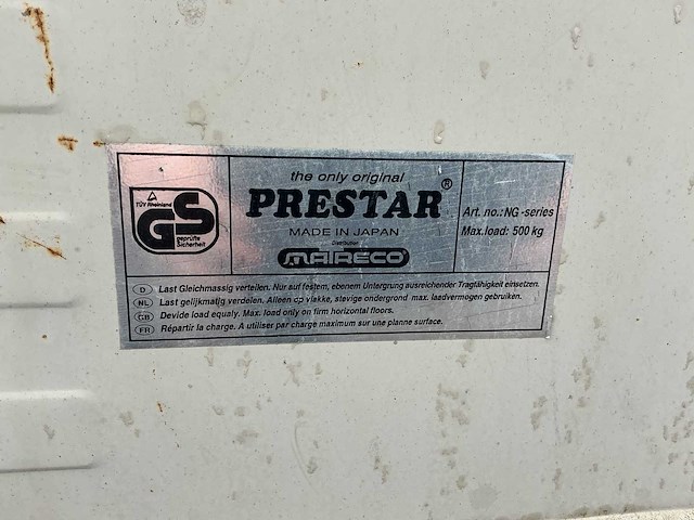 Prestar opklapbare plateauwagen - afbeelding 2 van  8