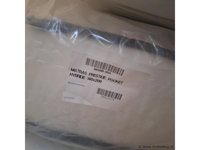 Prestige hybride pocketvering matras - 140x200cm - afbeelding 2 van  2