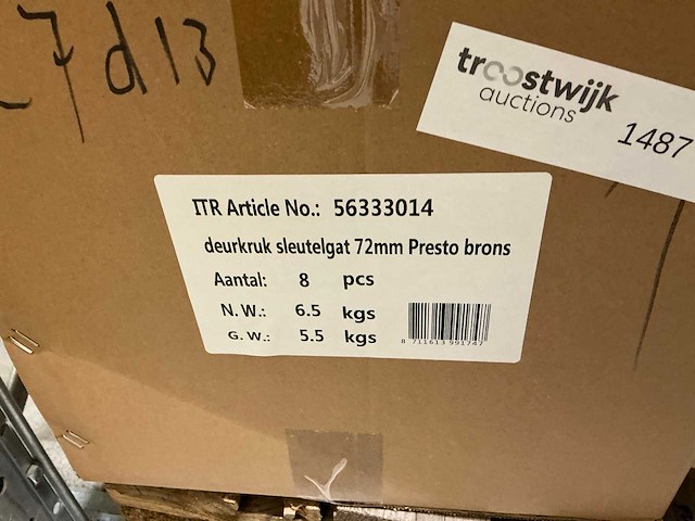 Presto langschild met sleutelgat - afbeelding 3 van  4
