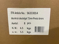 Presto langschild sleutelgat (8x) - afbeelding 3 van  3