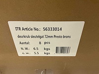 Presto langschild sleutelgat (8x) - afbeelding 4 van  4