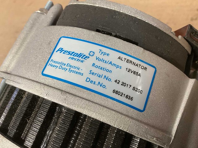 Prestolite 12v65a alternator - afbeelding 2 van  5