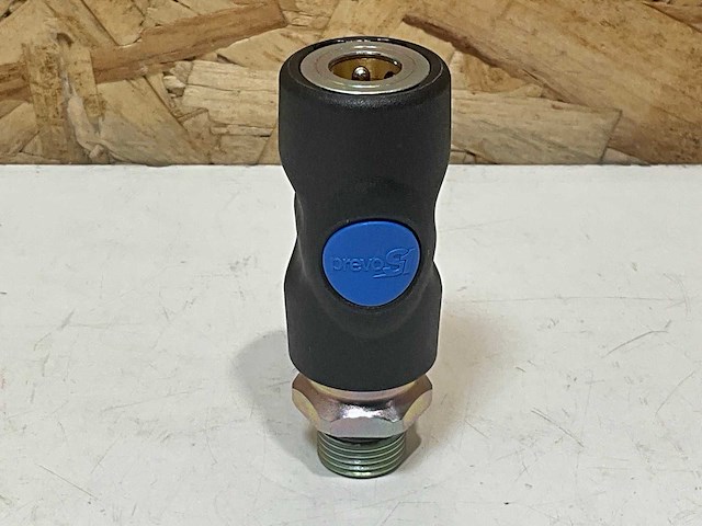 Prevost isi061152 veiligheidskoppeling met drukknop g3/8 6mm (9x) - afbeelding 3 van  4