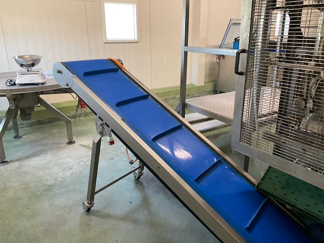 Prewa p250.15.002-elesco verpakkingsmachine met transportband en bordes - afbeelding 10 van  10
