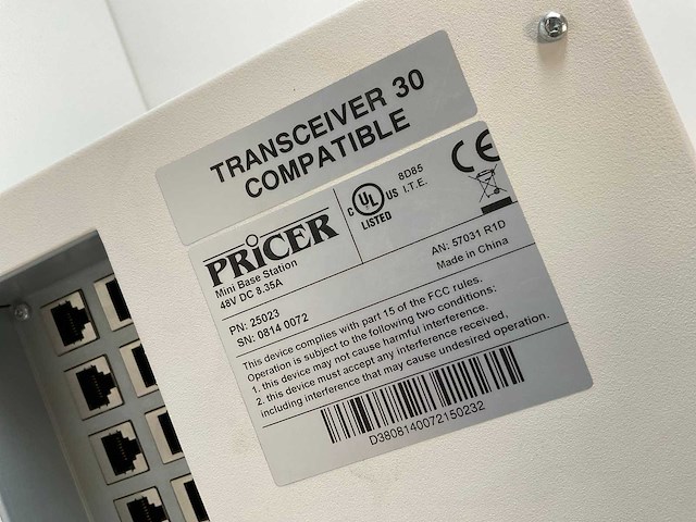 Pricer (25023-r1d) transceiver 30 compatible mini base station (new) (2x) - afbeelding 9 van  9