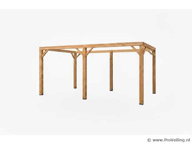 Prieel incl. schaduwdoek, 500x250cm - afbeelding 2 van  3
