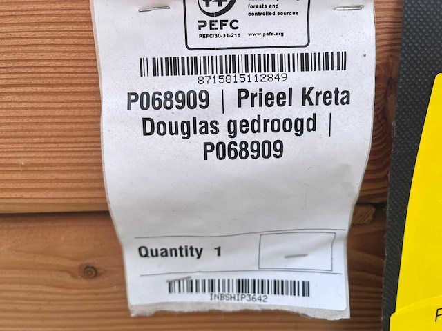 Prieel kreta douglas 365x365x250cm - afbeelding 5 van  6