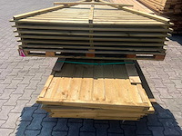 Prieel middel vuren geïmpregneerd 290x234x270cm - afbeelding 3 van  7