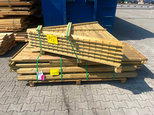 Prieel middel vuren geïmpregneerd 290x234x270cm - afbeelding 7 van  7