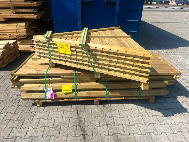Prieel middel vuren geïmpregneerd 290x234x270cm - afbeelding 7 van  7