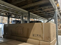 Prieel vernazza + ledverlichting + schaduwdoeken grijs 300x400x265cm - afbeelding 2 van  11