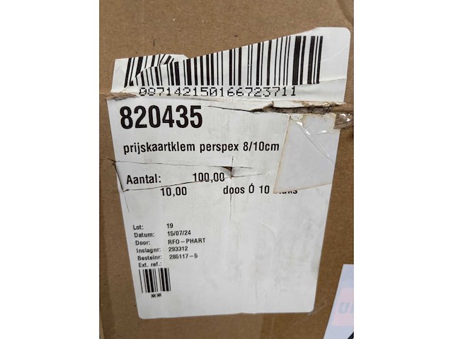 Prijskaart klem (90x) - afbeelding 3 van  4