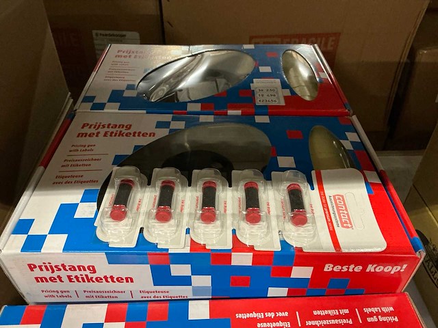 Prijstangen met etiketten (7x) - afbeelding 3 van  3