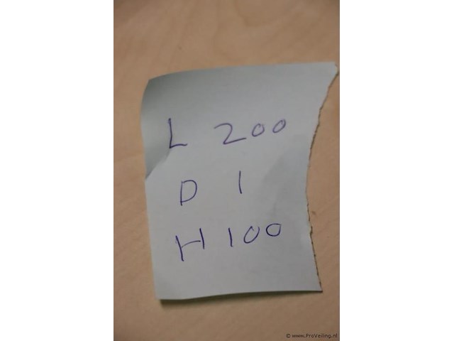 Prikbord - 200x1x100cm - afbeelding 4 van  4