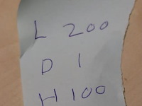 Prikbord - 200x1x100cm - afbeelding 4 van  4