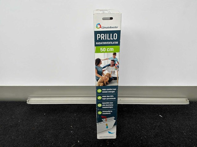 Prillo climatebooster radiator ventilator 50cm - afbeelding 1 van  8