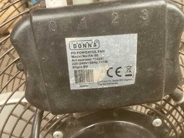 Prima donna fa-50 ventilator - afbeelding 1 van  1