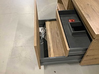 Primabad - badkamer onderkast met afdekblad 140x50 cm - afbeelding 4 van  6