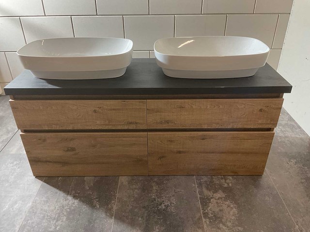 Primabad - badkamerkast - 142 x 60 cm - afbeelding 1 van  9