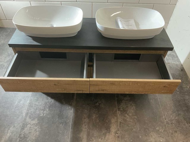 Primabad - badkamerkast - 142 x 60 cm - afbeelding 3 van  9