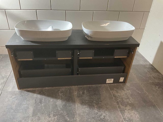 Primabad - badkamerkast - 142 x 60 cm - afbeelding 6 van  9