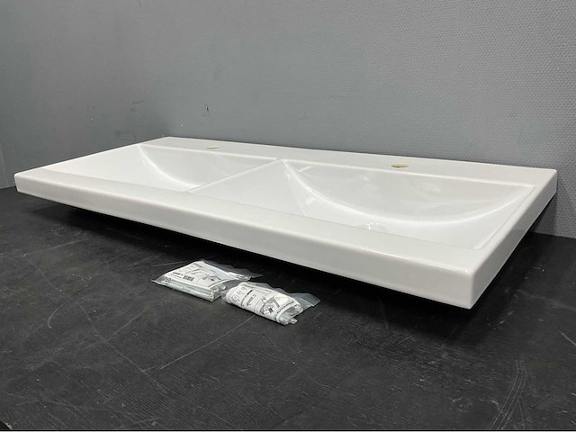 Primabad - porselein wastafel 120 x 55 cm - afbeelding 2 van  4