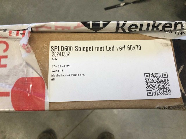 Primabad - spld600 - - badkamerspiegel - afbeelding 5 van  6