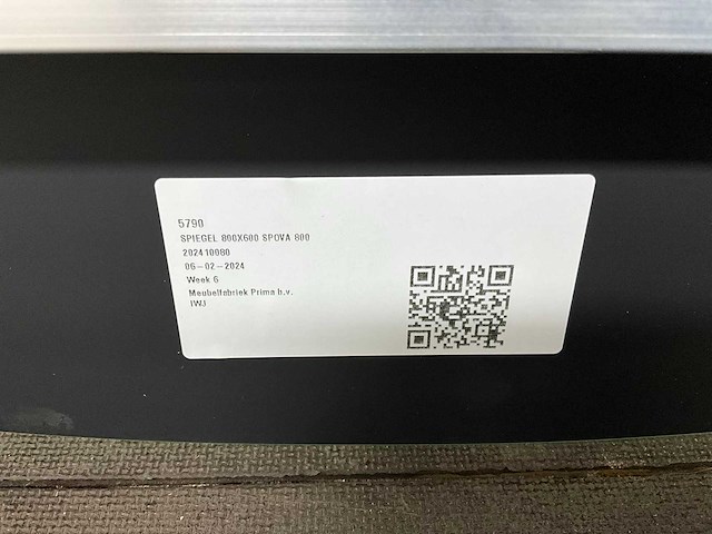 Primabad - spova 800 - spiegel 80 x 60 cm - afbeelding 3 van  4