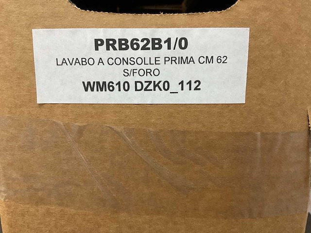 Primabad - wastafel zonder kraangat 63 cm - afbeelding 7 van  8