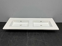 Primabad - wm1200 dzk0-112 - porselein wastafel 122 x 48 cm - afbeelding 1 van  5
