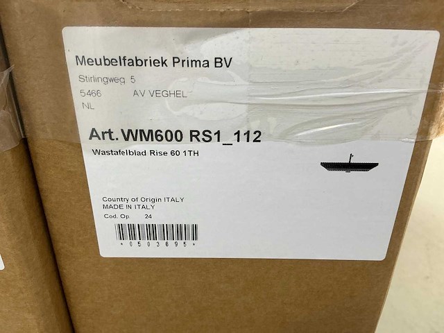 Primabad - wm600 rs1_112 - wastafel 60 x 46 x 14 cm - afbeelding 2 van  9