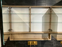 Primabad halifax oak led spiegelkast (2x) - afbeelding 4 van  6