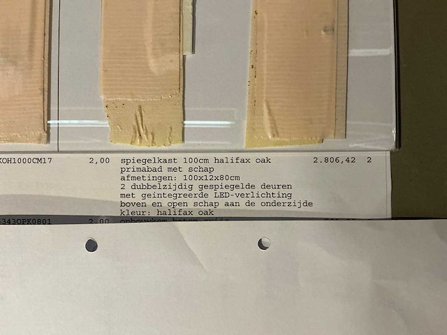 Primabad halifax oak led spiegelkast (2x) - afbeelding 6 van  6