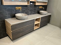 Primabad halifax oak wastafelopstelling - afbeelding 1 van  7