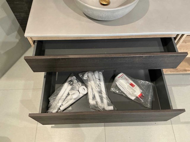 Primabad halifax oak wastafelopstelling - afbeelding 5 van  7