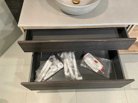 Primabad halifax oak wastafelopstelling - afbeelding 5 van  7