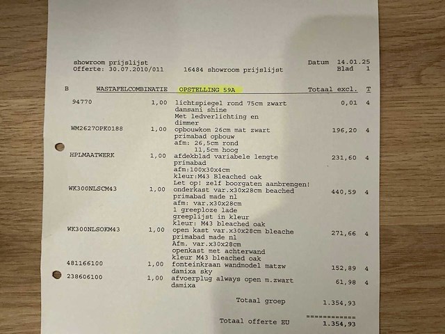Primabad made nl wastafelopstelling - afbeelding 6 van  6