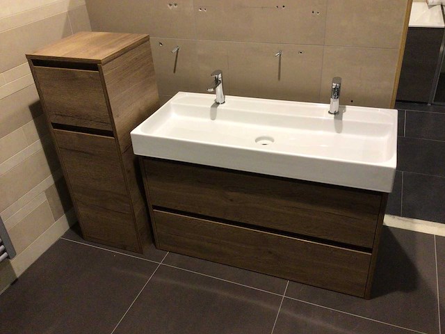 Primabad rise badmeubel 100x45x56 cm - afbeelding 1 van  8