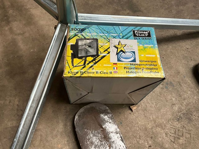 Primae lux 500w bouwlamp op statief - afbeelding 4 van  8