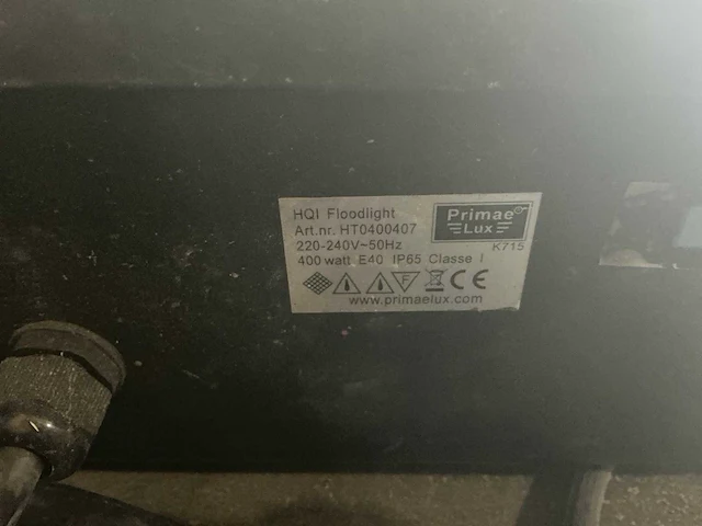 Primae lux ht0400407 floodlight met mast en voet - afbeelding 12 van  12