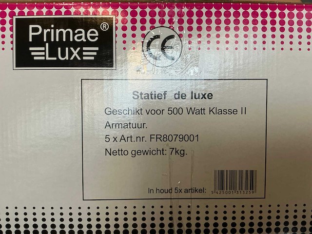 Primaelux fr 8079001 bouwlamp statief (56x) - afbeelding 2 van  2