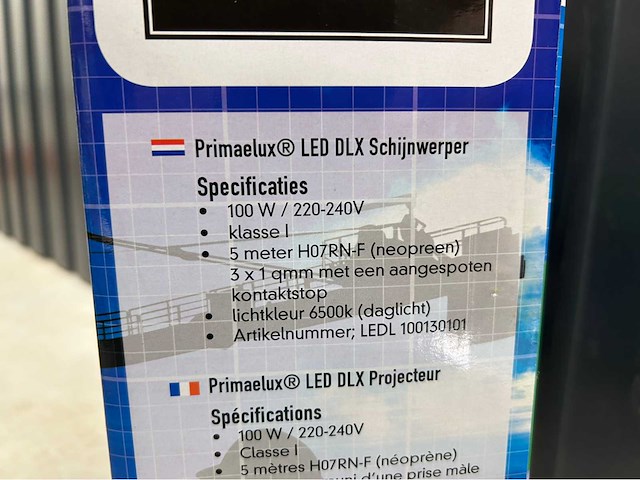 Primaelux led bouwlamp 100w 6500k (5x) - afbeelding 6 van  7