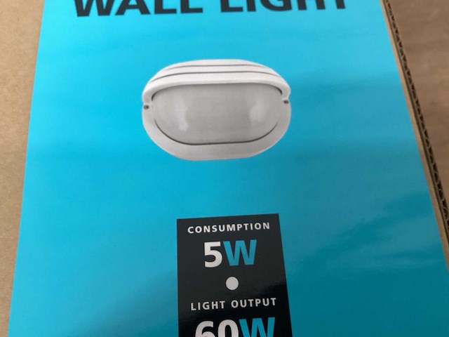 Primalume led wandlamp buiten, wit (28x) - afbeelding 3 van  4