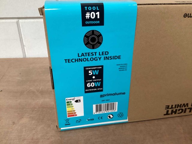 Primalume led wandlamp buiten, wit (28x) - afbeelding 4 van  4