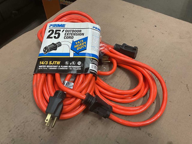 Prime 14/3 sjtw extension cord (2x) - afbeelding 3 van  3