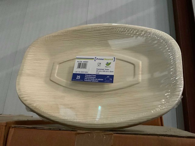 Prime source palmblad saladeschaal (5700x) - afbeelding 1 van  3