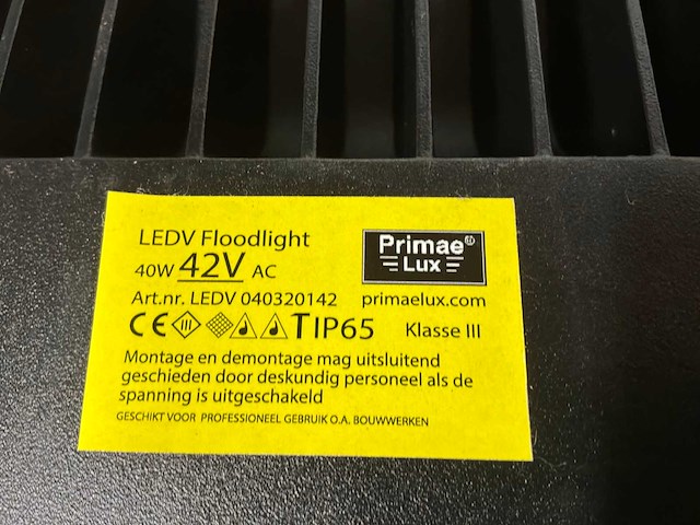Primeaelux led floodlight (4x) - afbeelding 3 van  5