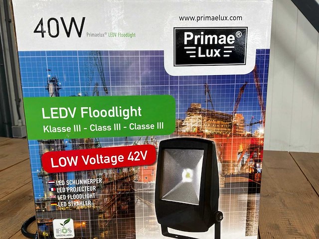 Primeaelux led floodlight (4x) - afbeelding 4 van  5